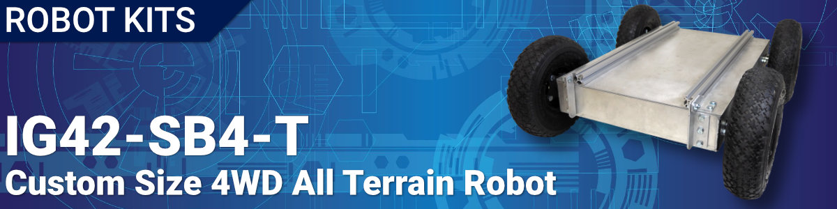 Custom Size All-Terrain Robot Kit Custom Size All-Terrain Robot Platform