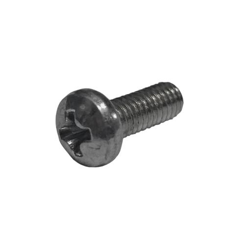 M3 Steel Mounting Screw, 8mm Length, Pan Head, Phillips Drive (Pack of 16)