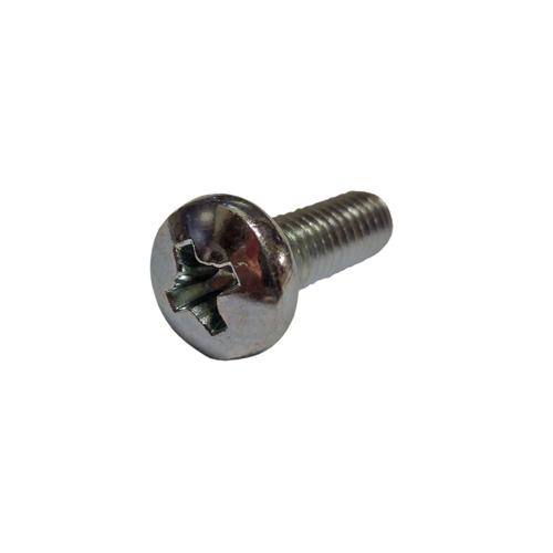 M4 Steel Mounting Screw, 12mm Length, Pan Head, Phillips Drive (Pack of 16)