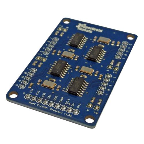 Quadruple LS7366R Quadrature Encoder Buffer Quadruple LS7366R Quadrature Encoder Buffer