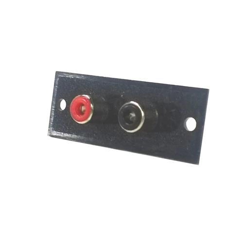 2 Port Panel Mount RCA Jack