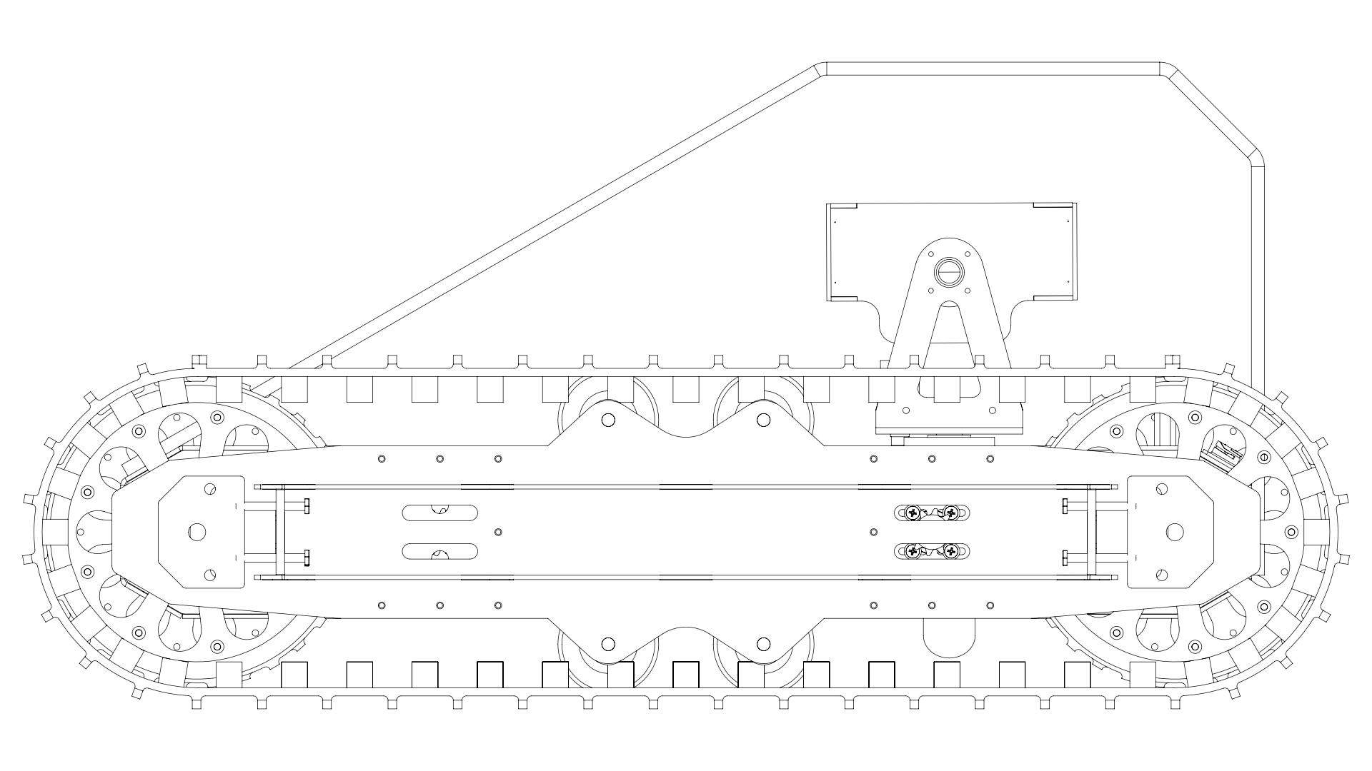 Wireframe of Retriever Tactical Robot