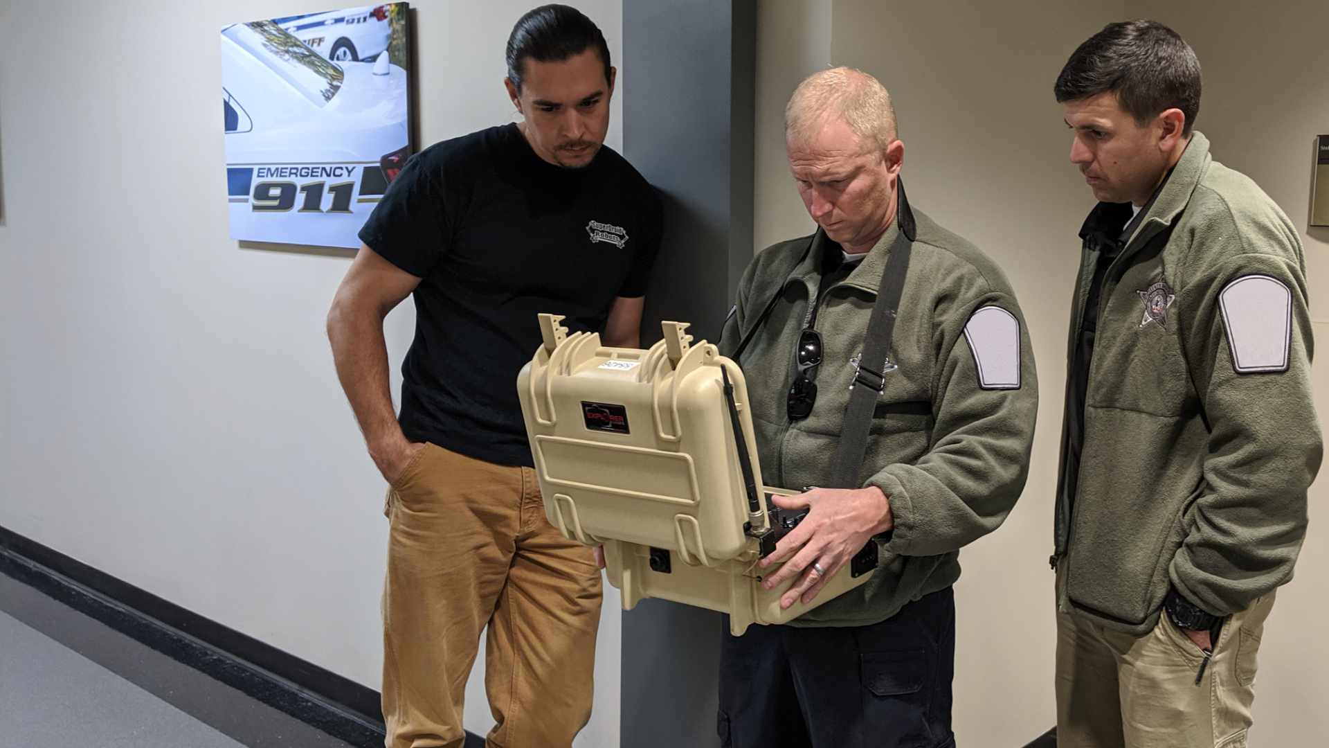 Law Enforcement using a tactical support robot