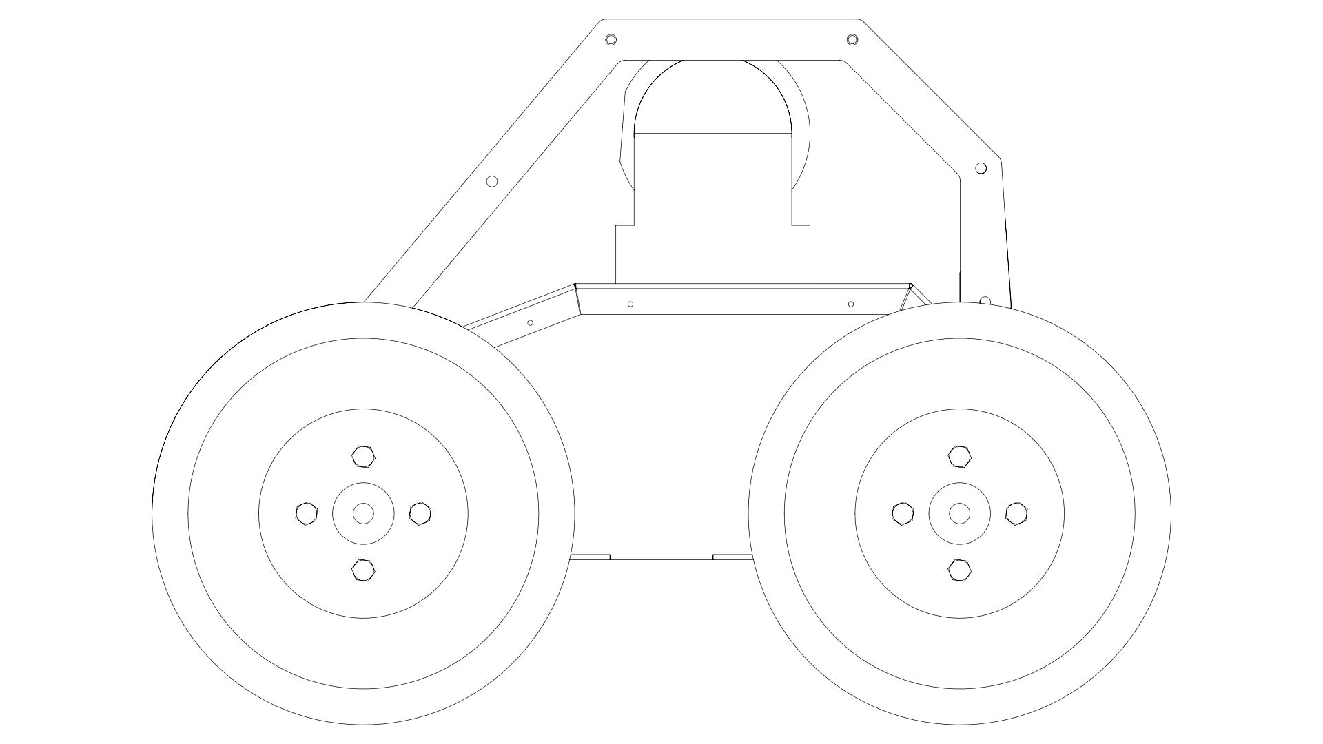 Wireframe of Retriever Tactical Robot